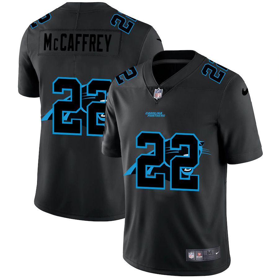 Men Carolina Panthers #22 Mccaffrey Black shadow Nike NFL Jersey->oakland raiders->NFL Jersey